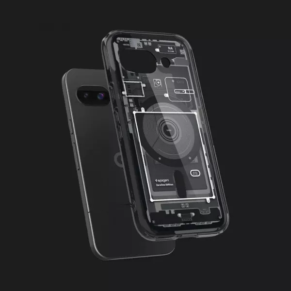 Чохол Spigen Ultra Hybrid MagSafe для Google Pixel 9а (Zero One Black)
