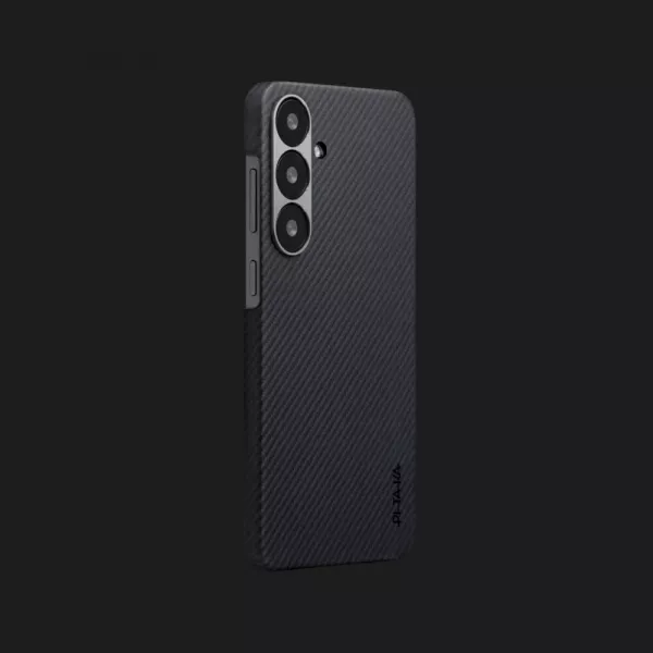 Чохол Pitaka Ultra-Slim Case для Samsung S25 (Black/Gray Twill)